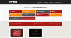 Desktop Screenshot of curitibadelivery.com.br